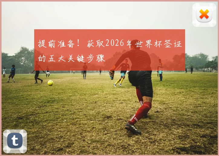 提前准备！获取2026年世界杯签证的五大关键步骤